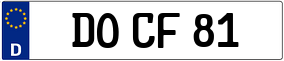 Truck License Plate